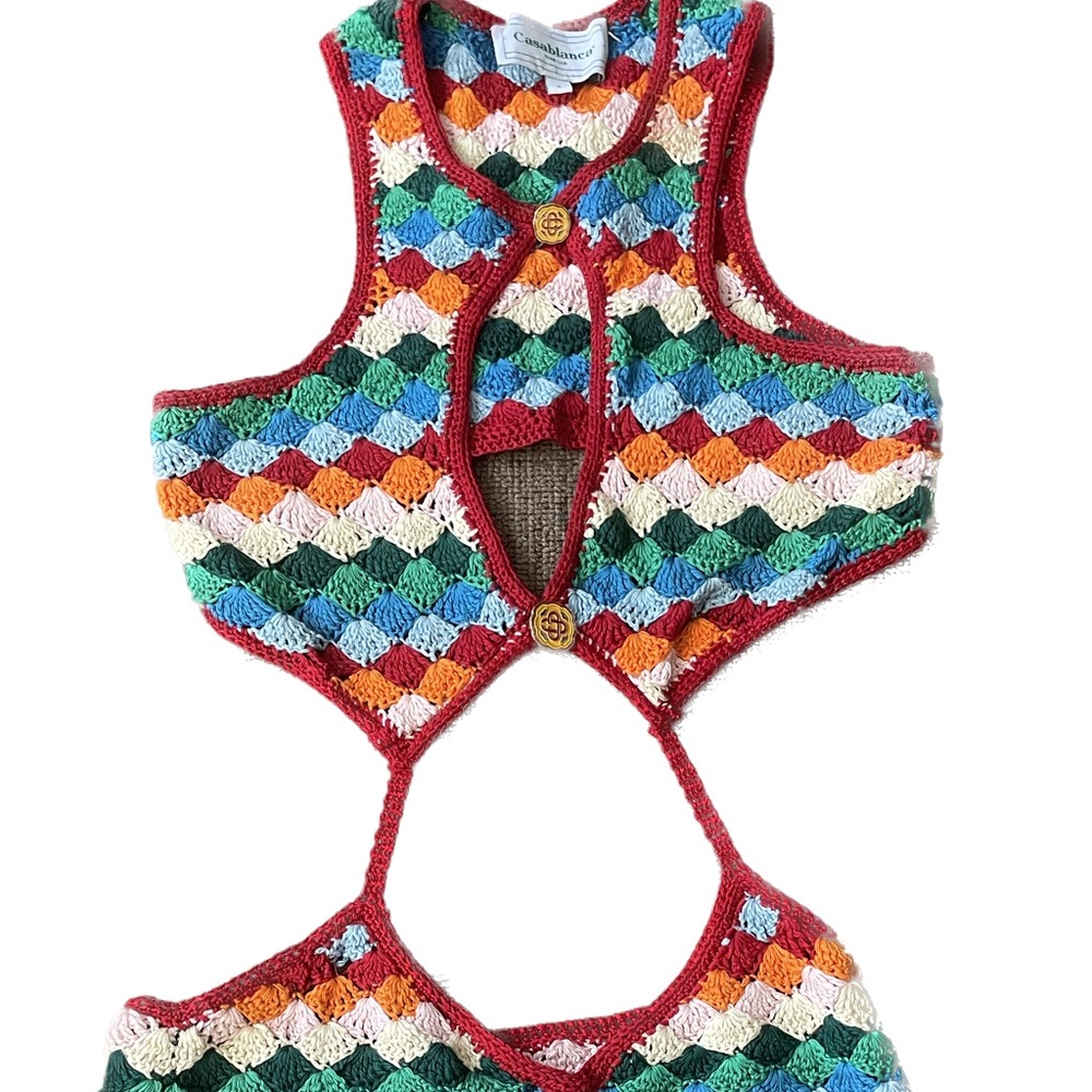 Multi color Casablanca dress size small